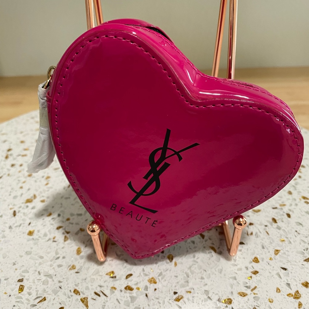 YSL heart beauty pouch